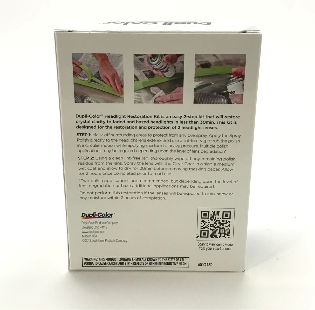 Duplicolor HLR100 Headlight Restoration Kit-UV Protection Coating - New Headlights -6 PACK