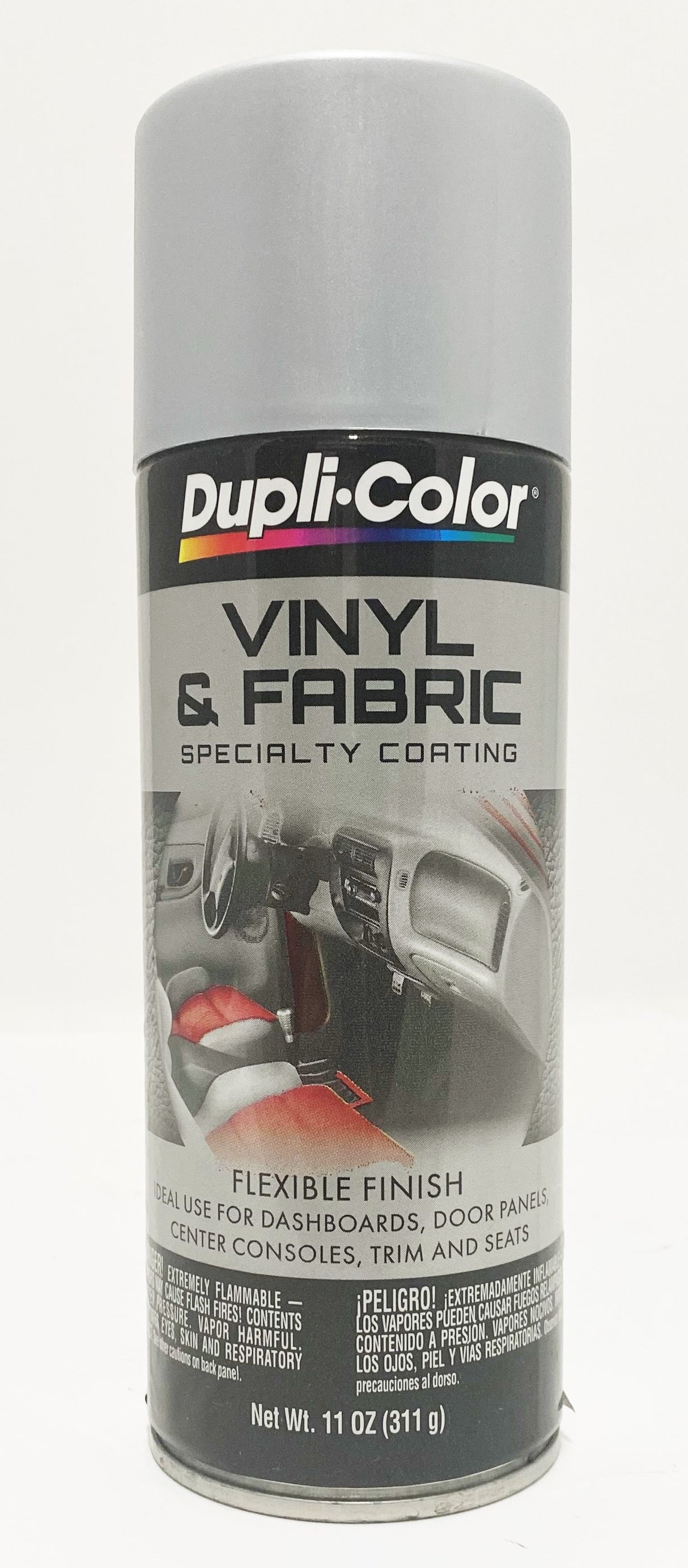 Duplicolor HVP103 Vinyl & Fabric Spray Paint Silver - 11 oz