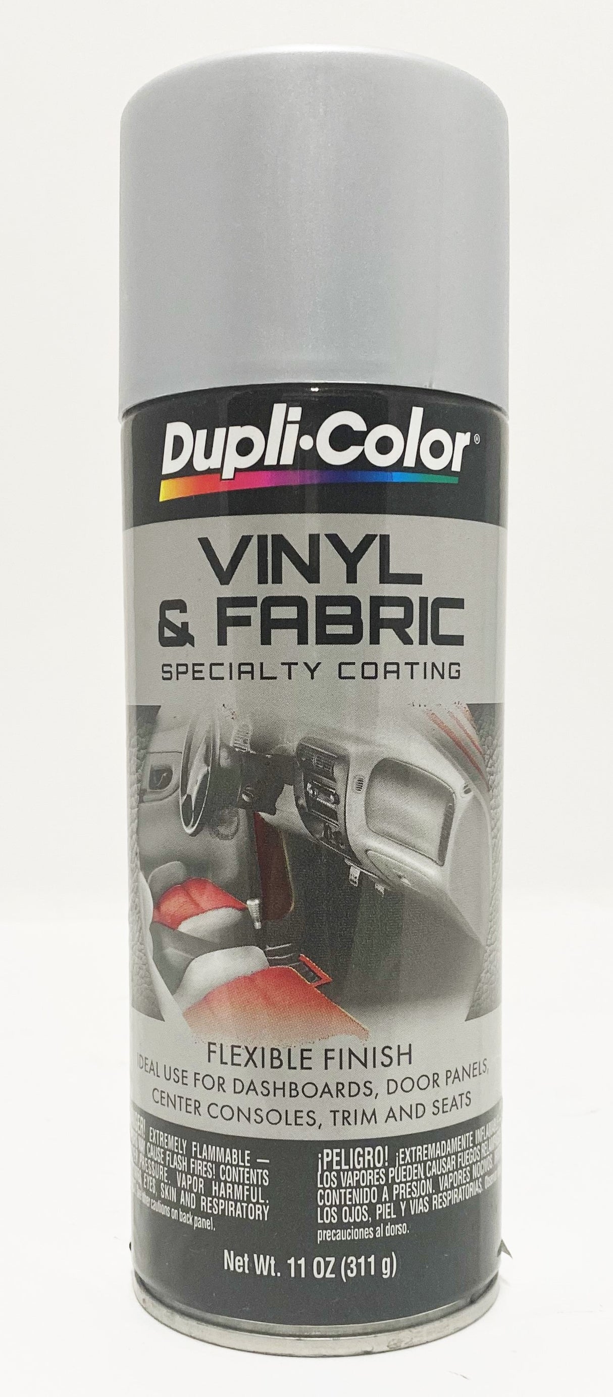 Duplicolor HVP103-3pack Vinyl & Fabric Spray High Performance Silver-11 Oz.  Aerosol Can