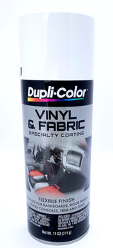 Duplicolor HVP105 Vinyl & Fabric Spray Paint White - 11 oz