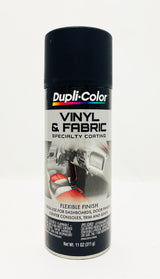 Duplicolor HVP106 Vinyl & Fabric Spray Paint Flat Black - 11 oz