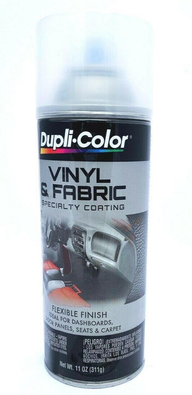 Duplicolor HVP115 Vinyl & Fabric Spray Paint Gloss Clear - 11 oz