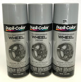 Duplicolor HWP101 - 3 Pack Wheel Coating Spray Paint Silver - 12 oz