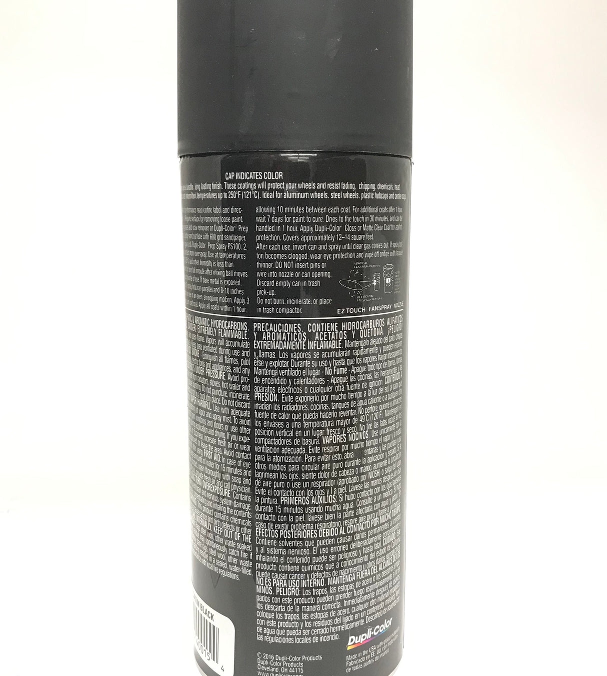 Duplicolor HWP104 Wheel Coating Spray Paint Satin Black - 12 oz