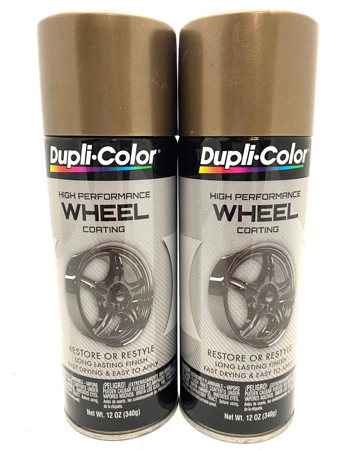 Duplicolor HWP105 - 2 Pack Wheel Coating Spray Paint Bronze - 12 oz