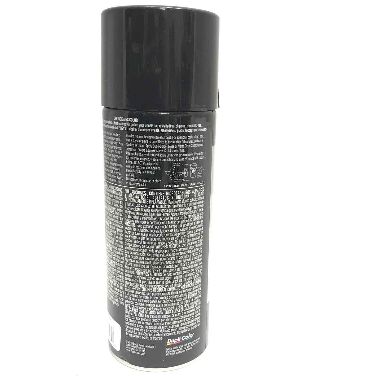 Duplicolor HWP108 Wheel Coating Spray Paint Gloss Black - 12 oz