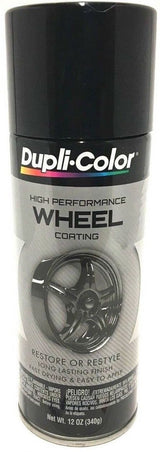 Duplicolor HWP108 Wheel Coating Spray Paint Gloss Black - 12 oz