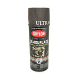 KRYLON 4292 BROWN Camouflage Non-Reflective Ultra-Flat Finish Spray Paint- 11oz