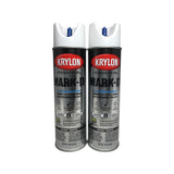 Krylon 731608 - 2 PACK Mark-It WB Inverted Marking Paint -APWA Brilliant White