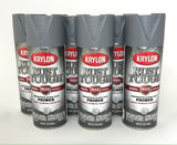 KRYLON RTA9205-6 PACK  Rust Tough GRAY Primer - Max Protection - Quick Dry - 12 oz