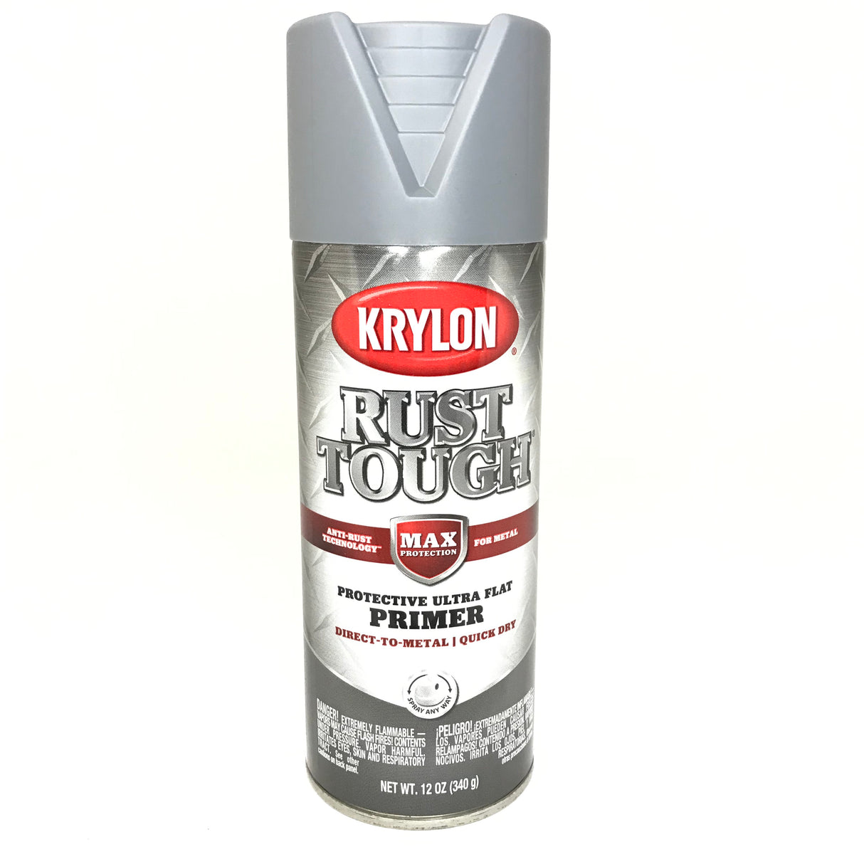 KRYLON RTA9205  Rust Tough GRAY Primer - Max Protection - Quick Dry - 12 oz