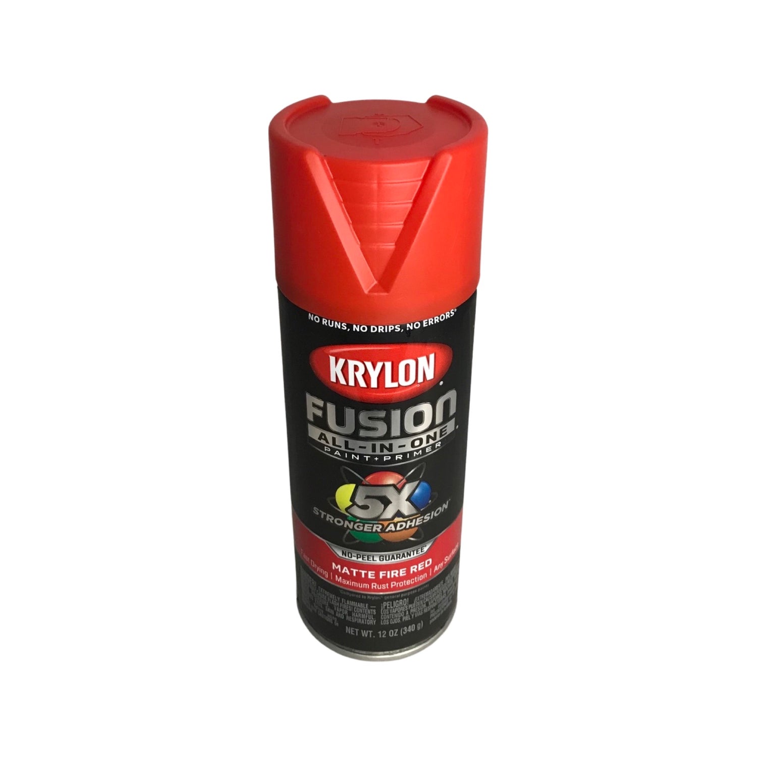 Krylon - 2756 Matte Fire Red Spray Paint Fusion All in One Paint & Primer Krylon - 2756 Matte Fire Red Spray Paint Fusion All in One Paint & Primer