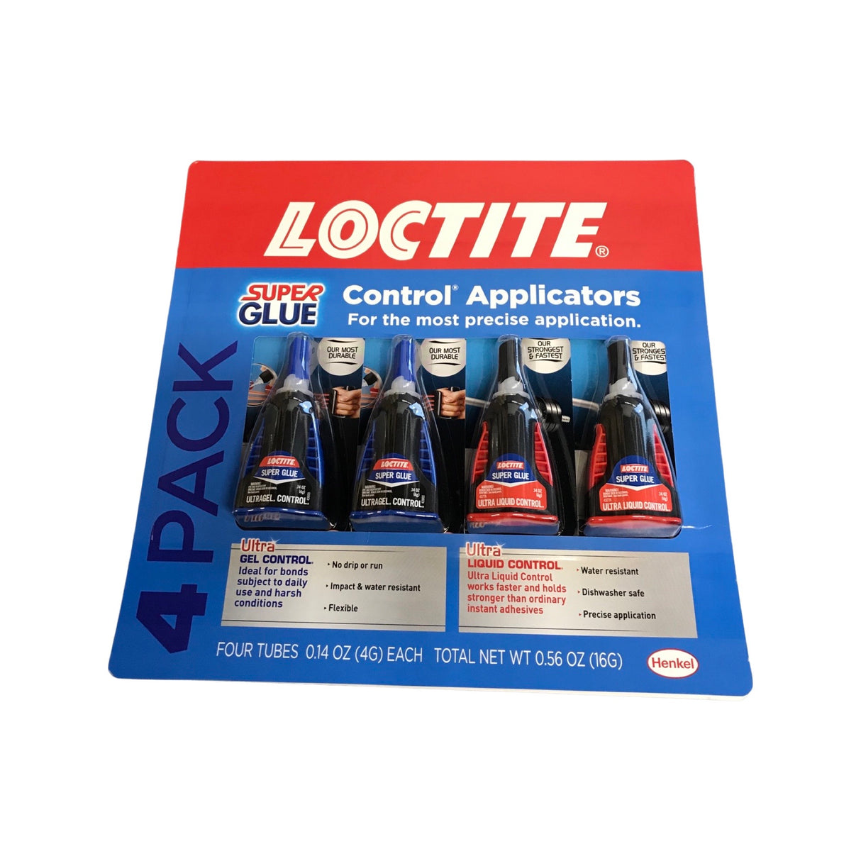 LOCTITE -  2 UltraGel and 2 Ultra Liquid Super Glue 4 pack