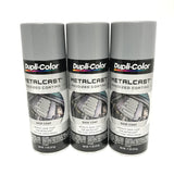 Duplicolor MC100 - 3 Pack Metalcast Bright Metal Coat Anodized Automotive Paint - 11 oz