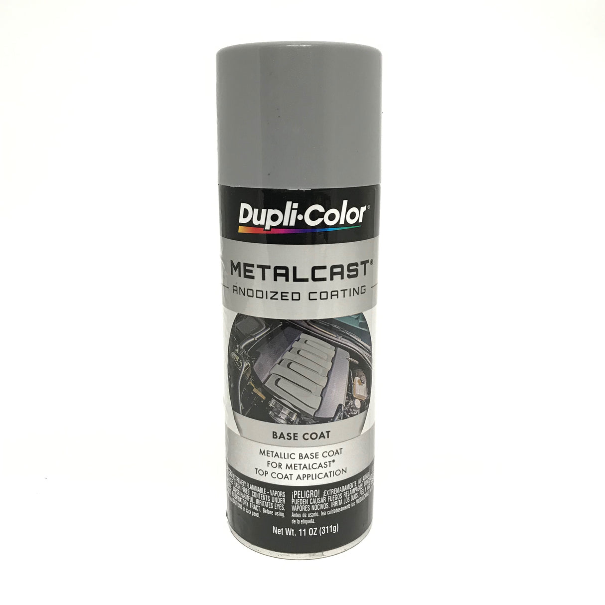 Duplicolor MC100 Metalcast Bright Metal Coat Anodized Automotive Paint - 11 oz
