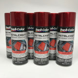 Duplicolor MC200-6 PACK MetalCast RED Anodized Heat Resistant Coat -11oz Aerosol