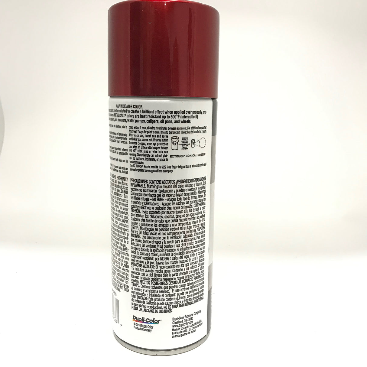 Duplicolor MC200-3 PACK MetalCast RED Anodized Heat Resistant Coat -11oz Aerosol