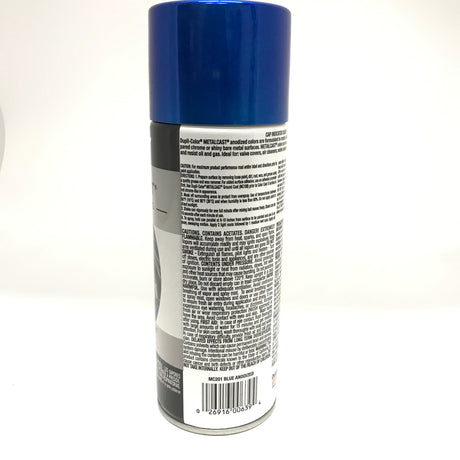 Duplicolor MC201-6 PACK MetalCast BLUE Anodized Heat Resistant Coat - 11 oz Aerosol Paint