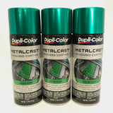 Duplicolor MC203-3 PACK MetalCast GREEN Anodized Heat Resistant Coat - 11oz
