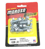 Moroso 38550 Oil Pan Bolts - SBC/OLDS - Self Locking - Steel