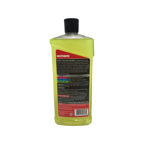 Mothers 05616 (6) Triple Action Foam Wash (16 oz)-Car Detailing Soap Concentrate