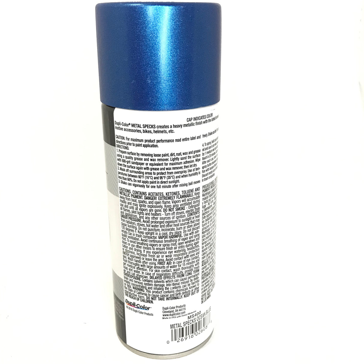 Duplicolor MS400-4 PACK OCEAN BLUE Metalspecks Specialty Coating - Heavy Metallic Finish - 11 oz