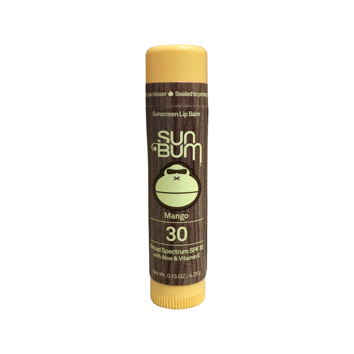Sun Bum Mango Lip Balm - Broad Spectrum SPF 30 W/ Aloe & Vitamin E