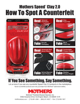 MOTHERS 17240 Speed Clay 2.0 - Paint & Surface Prep - Reusable - Smooth & Restore