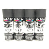 Duplicolor PAE102-4 Pack Flat Black Premium Acrylic Enamel - Max Rust Protection - 12 oz