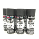 Duplicolor PAE102-6 Pack Flat Black Premium Acrylic Enamel - Max Rust Protection - 12 oz