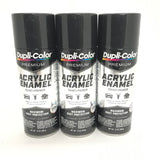 Duplicolor PAE116-3 PACK Black Stainless Steel Premium Acrylic Enamel Paint & Primer - 12 oz
