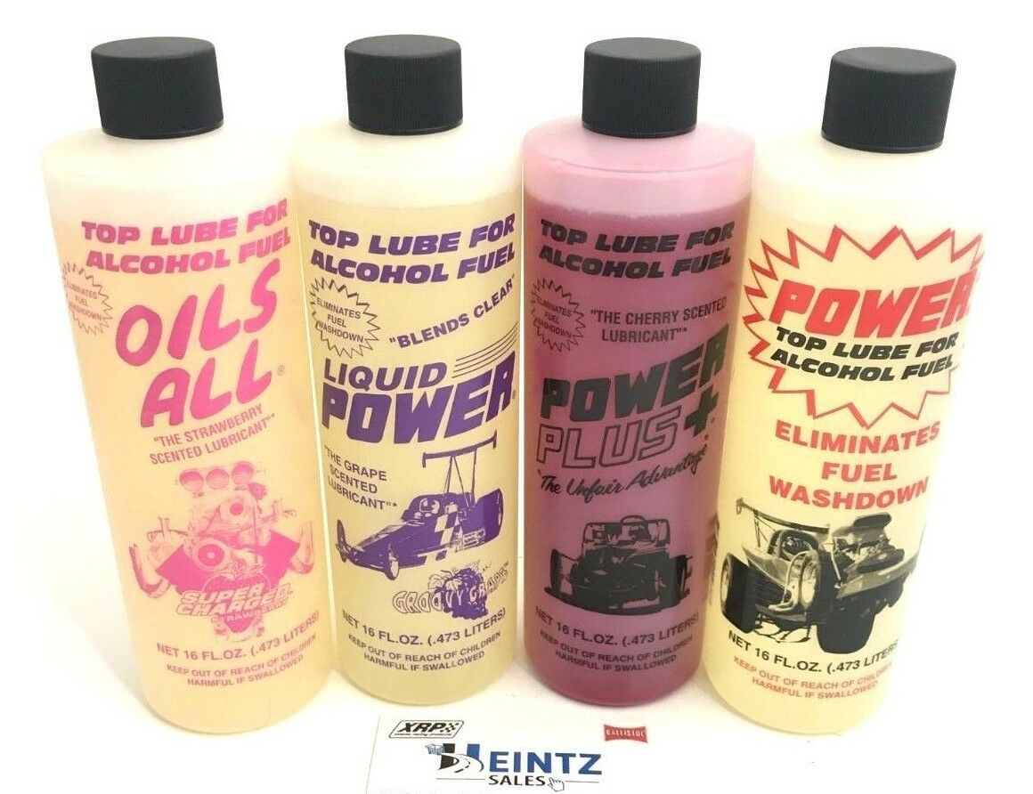 PowerPlus Lubricants Fuel Additive Alcohol Top Lube Scented 16oz Variety Pack