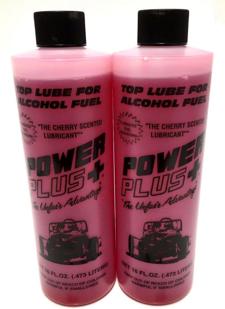 PowerPlus Cherry Scented Lubricants Alcohol Top Lube 16oz-Liquid Power Upper Cylinder Lube - 2 PACK
