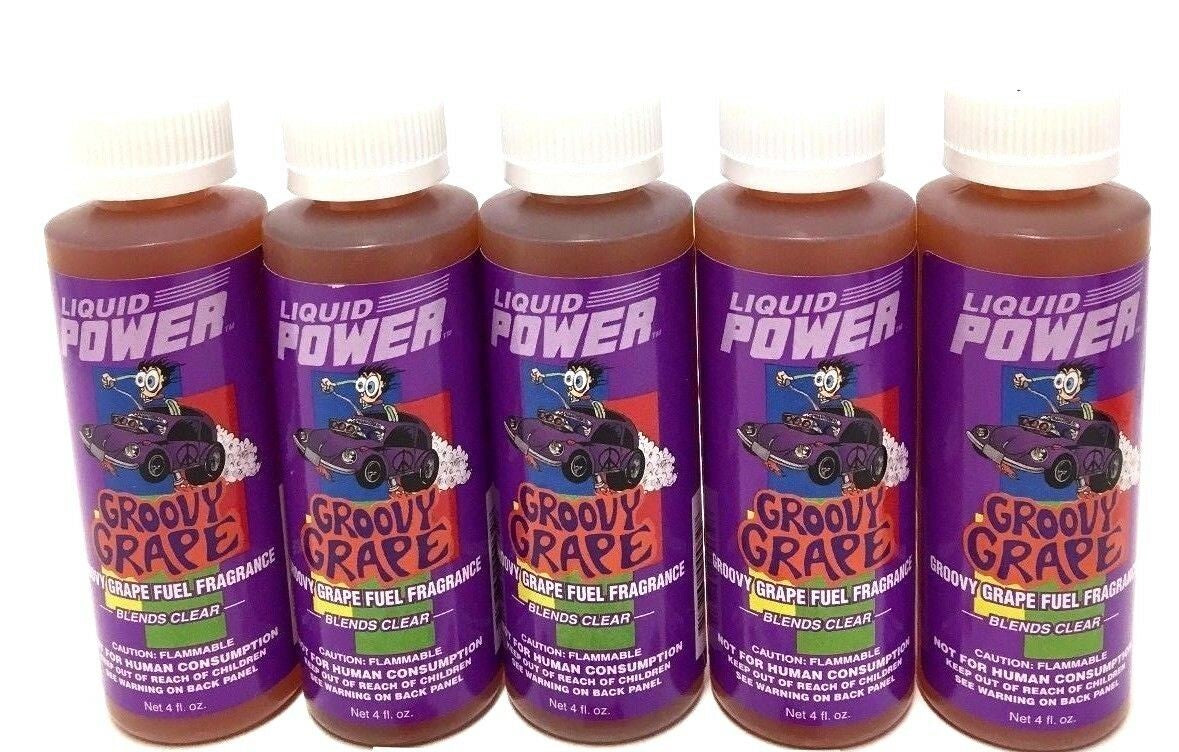 Power Plus Lubricants 5 PACK Groovy Grape Fuel Fragrance For Car Motorcycle ATV