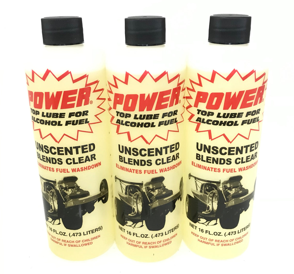 PowerPlus Lubricants Alcohol Top Lube Unscented 16oz-Liquid Power Upper Cylinder Lube - 3 PACK