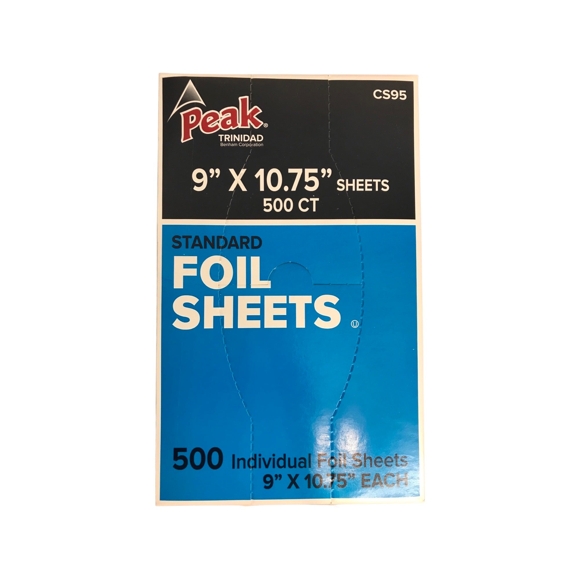 Peak Pre-Cut Aluminum Foil Sheets, 12 x 10.75 (500 ct.)