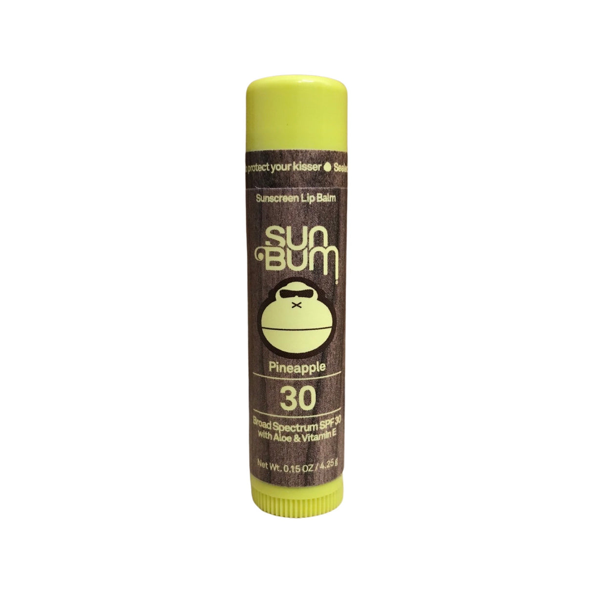 Sun Bum Pineapple Lip Balm - Broad Spectrum SPF 30 W/ Aloe & Vitamin E