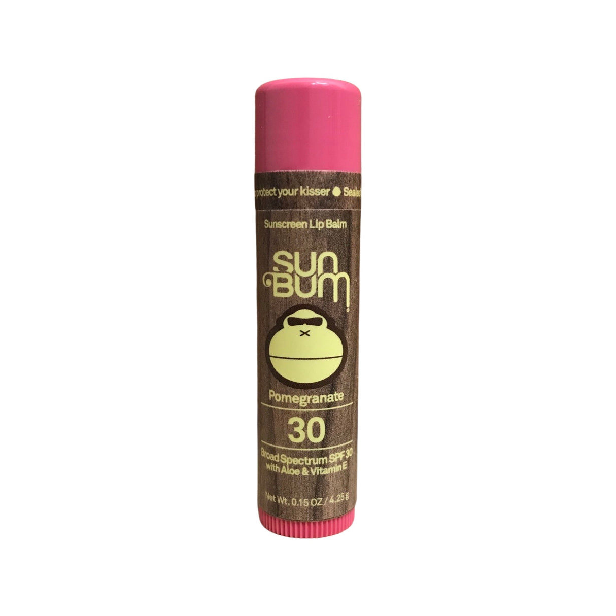 Sun Bum Pomegranite Lip Balm - Broad Spectrum SPF 30 W/ Aloe & Vitamin E