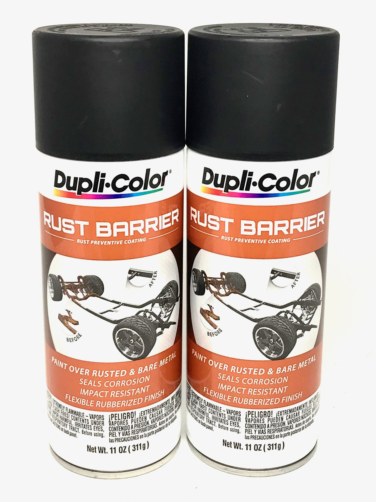What Is Rusting Barrier Duplicolor RBA100 2 PK Rust Barrier Flat Black - Rust Preventive Coati ...