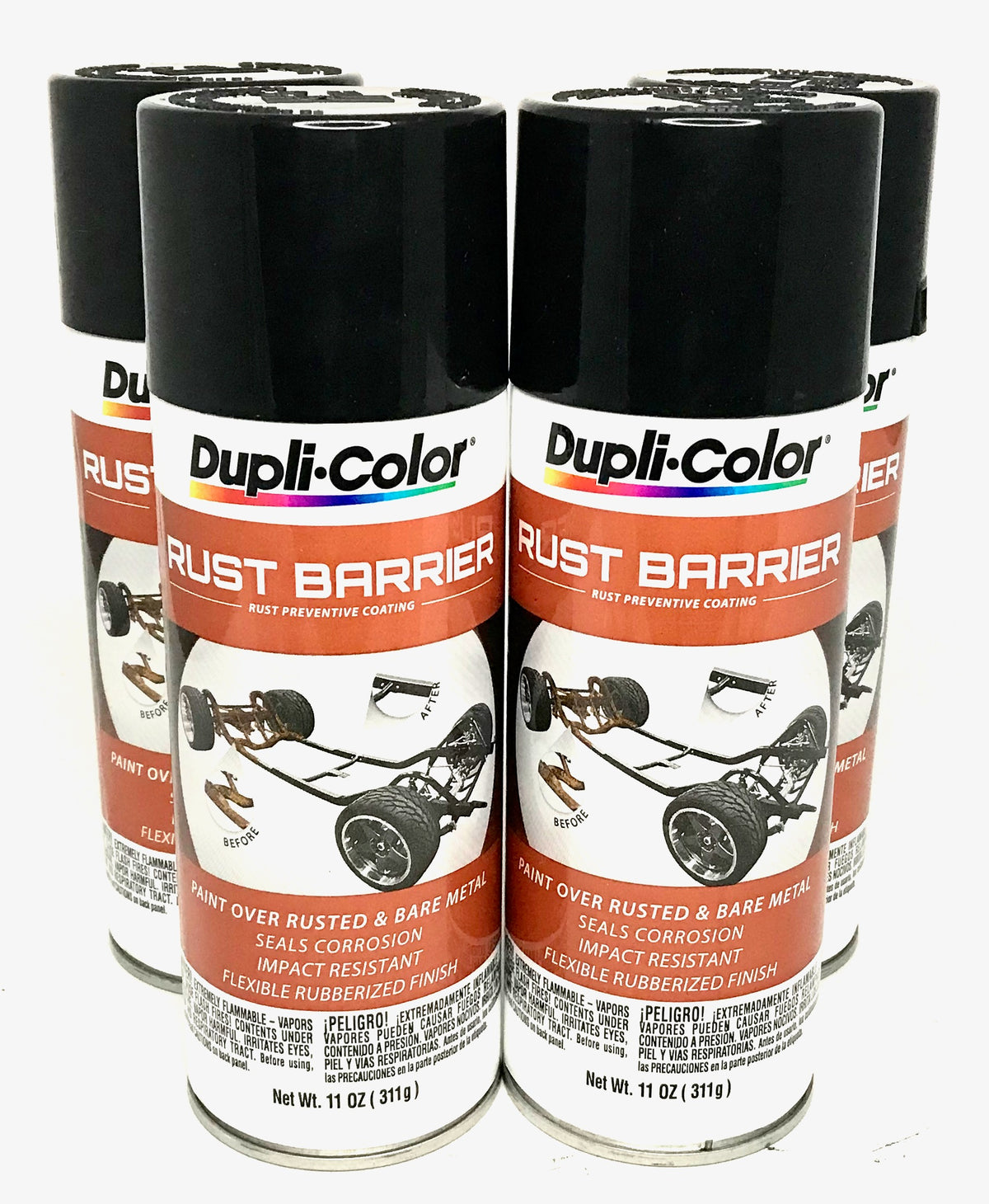 What Is Rusting Barrier Duplicolor RBA101 4 PK Rust Barrier Gloss Black Rust Preventive Coatin ...
