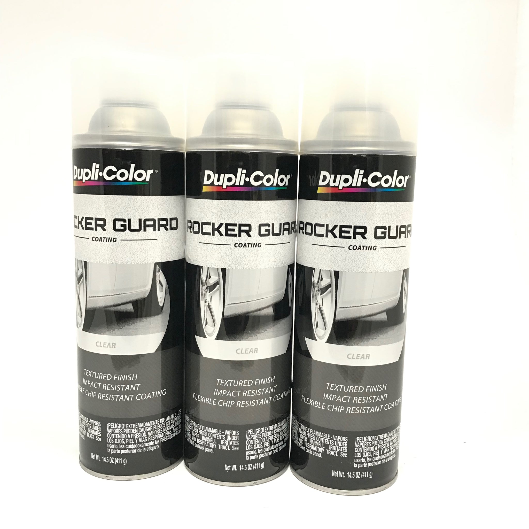 Water Based Rocker Guard Duplicolor RGA100-3 PACK CLEAR Rocker Guard Coating Impact Resistant ...