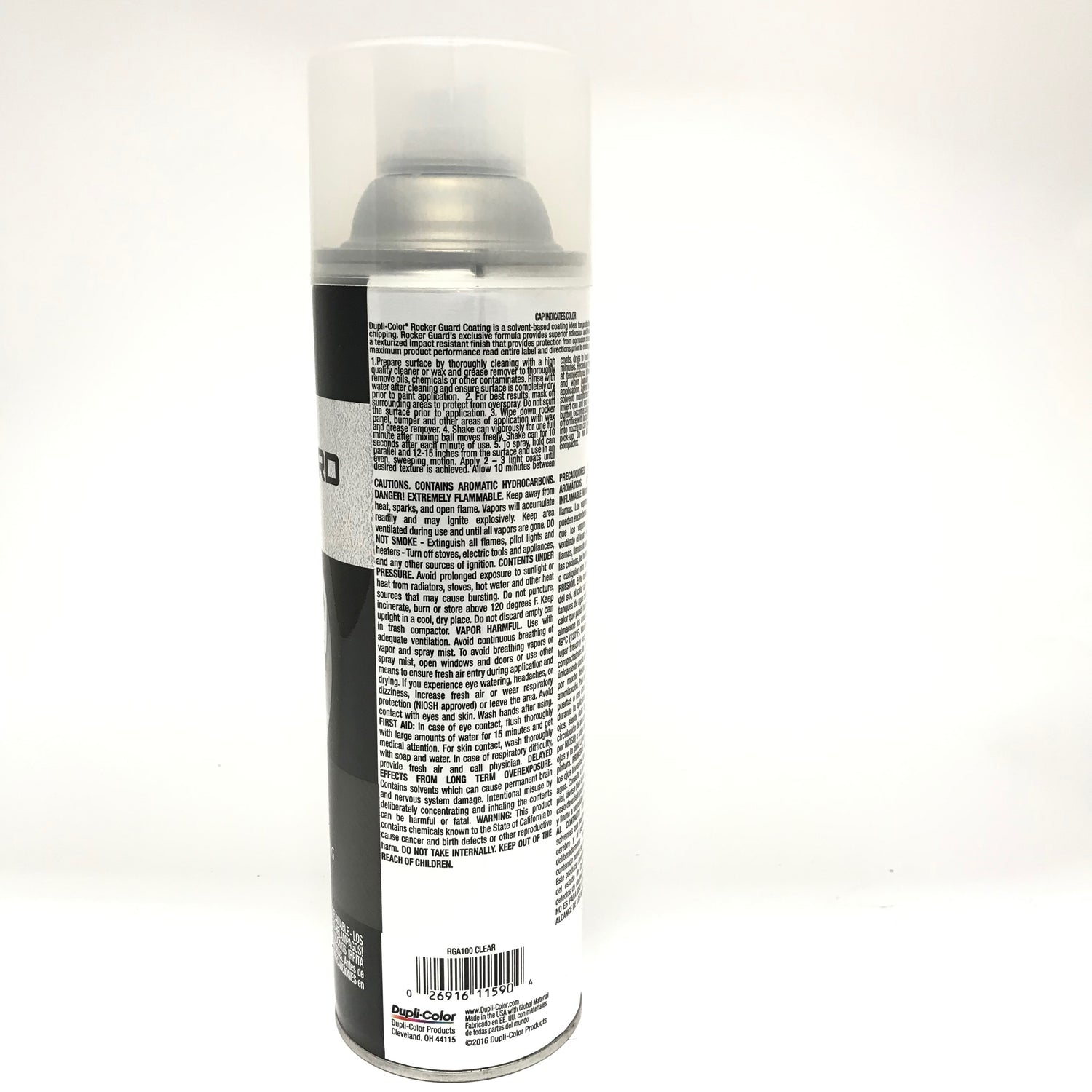 Duplicolor RGA100 CLEAR Rocker Guard Coating Textured Impact Resistant ...