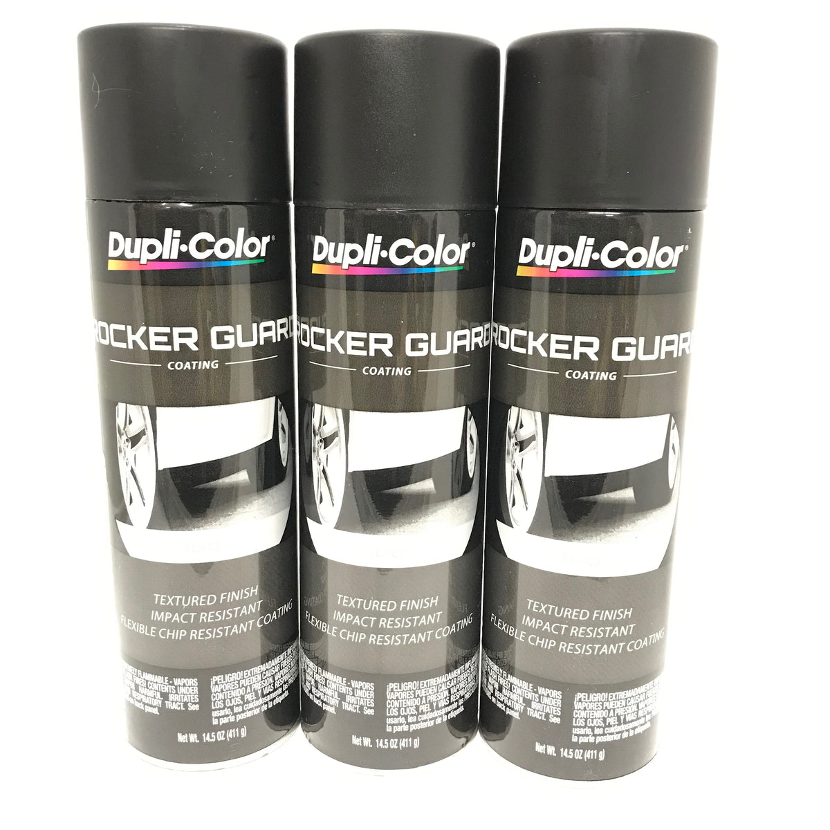 Duplicolor RGA101-3 PACK BLACK Rocker Guard Coating Impact Resistant ...