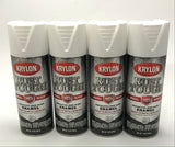 KRYLON RTA9200-4 PACK GLOSS WHITE Rust Tough Protective Enamel - Quick Dry - 40% Stronger - 12 oz Aerosol
