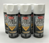 KRYLON RTA9219-6 PACK FLAT WHITE Rust Tough Protective Enamel - Quick Dry - 40% Stronger - 12 oz Aerosol