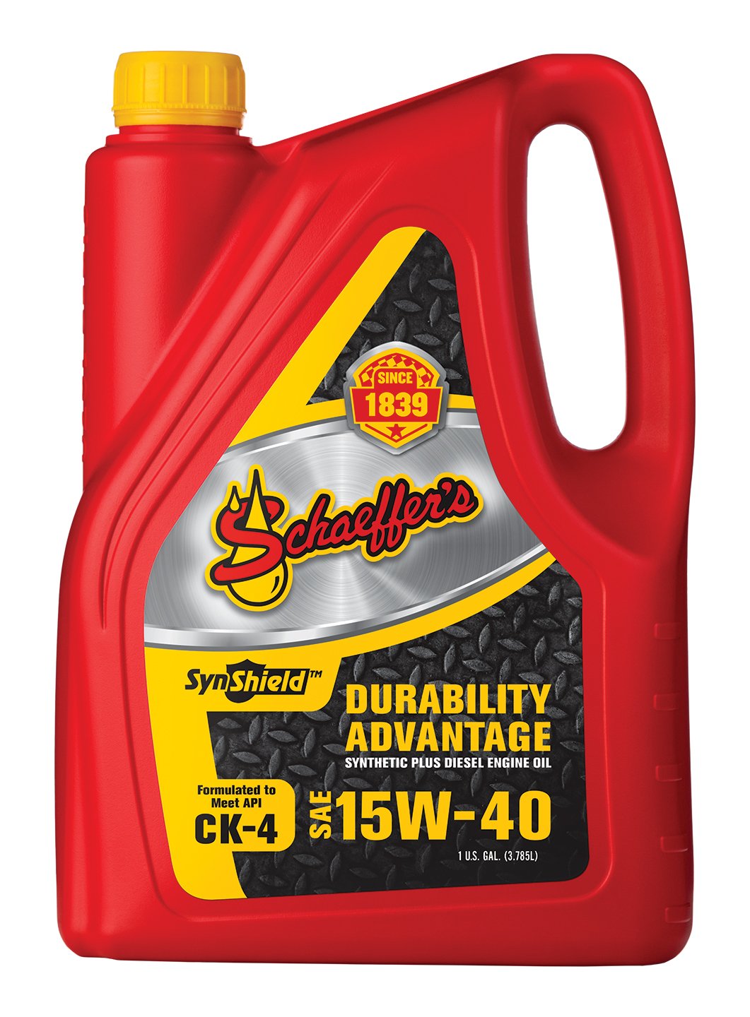 Schaeffer's 0700-006 SynShield Durability Advantage 15W-40 Diesel Engine Oil - 1 gal.