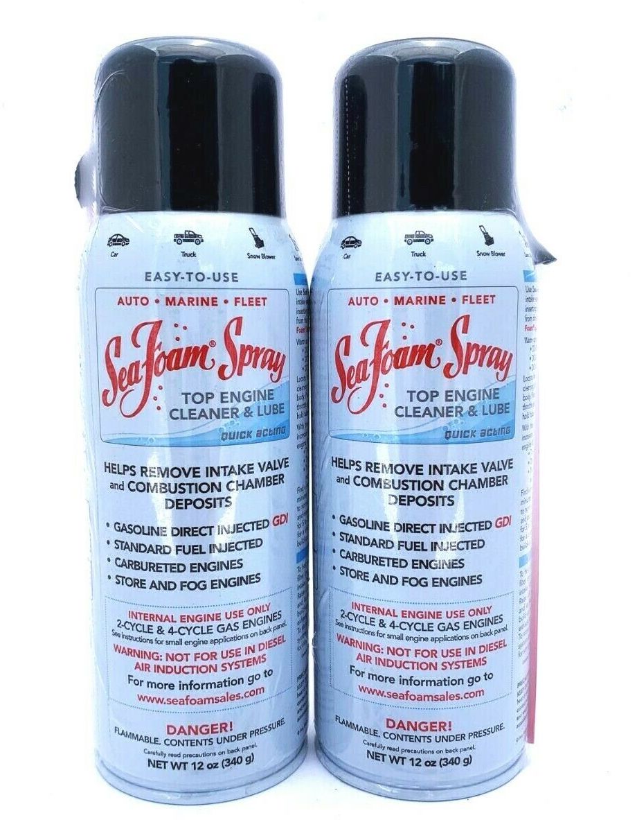 SeaFoam SS14-2 PACK Quick-Acting Top Engine Cleaner and Lube - 12 oz can