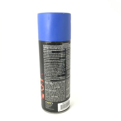 VHT SP110-4 PACK High Temperature Flame Proof FLAT BLUE Header Spray Paint - 11oz