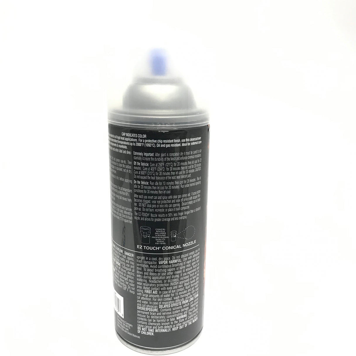 VHT SP115-6 PACK SATIN CLEAR High Temperature Flame Proof Header Paint - 11 oz