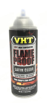 VHT SP115 Satin Clear High Temperature Flame Proof Header Paint - 11 oz